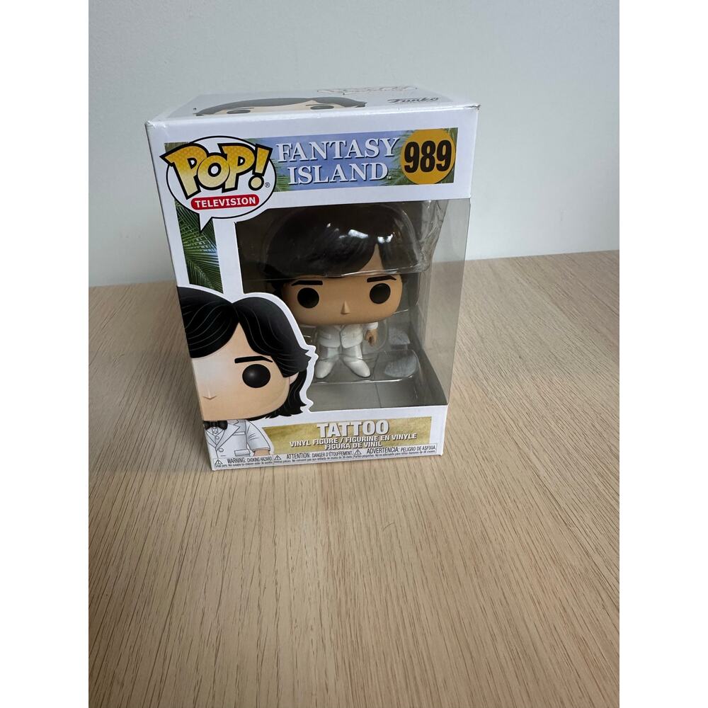 Fantasy Island Tattoo Funko Pop #989 Television Vinyl Figure Brand New!
